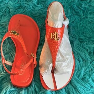 Lauren RALPH Lauren flat sandals 6B